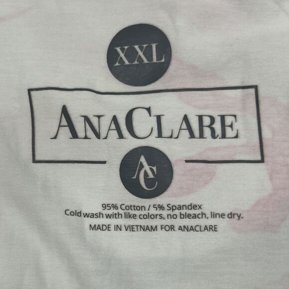 Ana Clare Reversible Dress Womens XXL Scallop Hem Ocean Sea Turtle Resort Wear - Picture 7 of 11